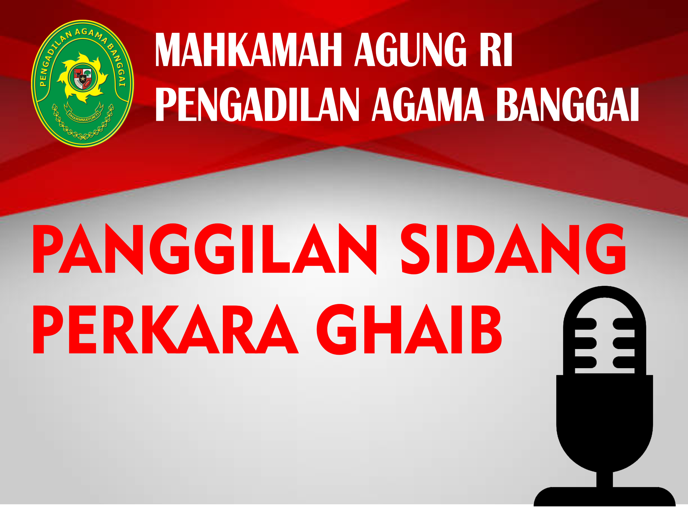 Panggilan Sidang || Perkara Ghoib
